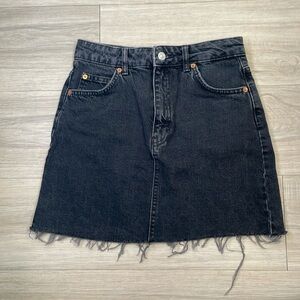 Topshop Denim Mini Skirt